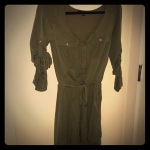American Eagle Army Green Dress